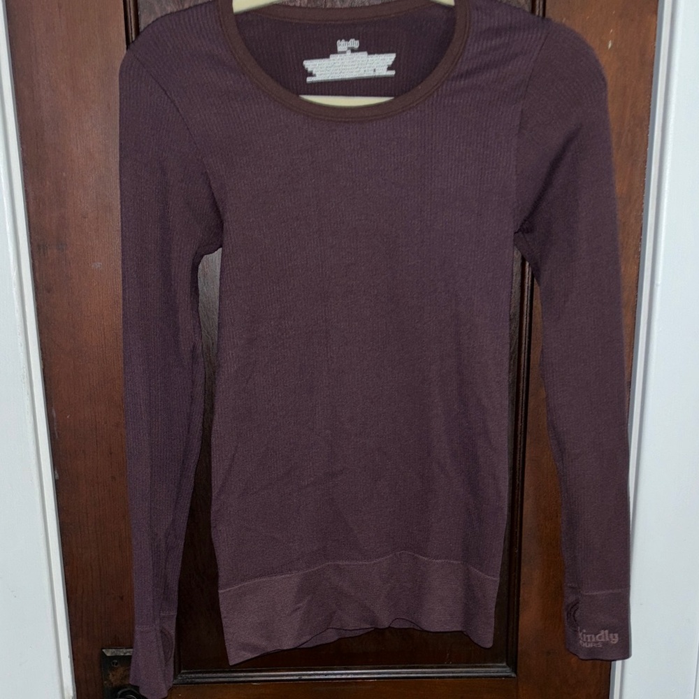 Women's Brown Long Sleeve Top